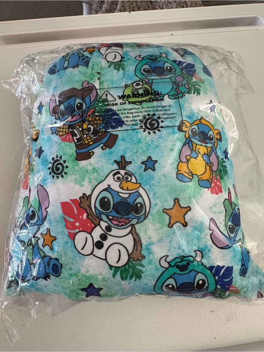 Bamboo Necessities Crib Sheet - Stitch - Picture 2 of 2